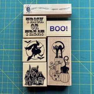 Halloween Rubber Stamps